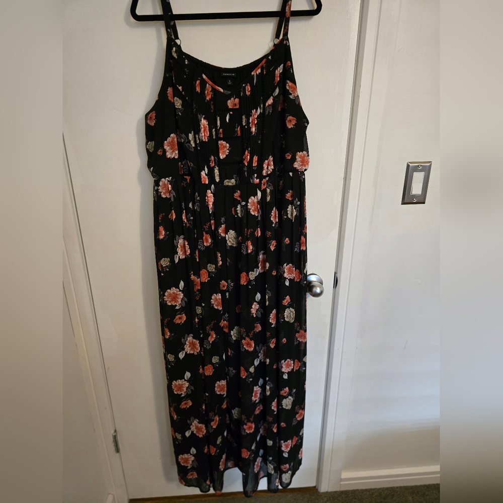 Torrid Floral Maxi Dress 5x